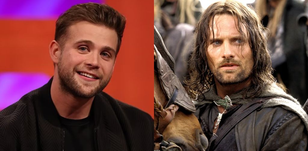 Leo Woodall e Viggo Mortensen